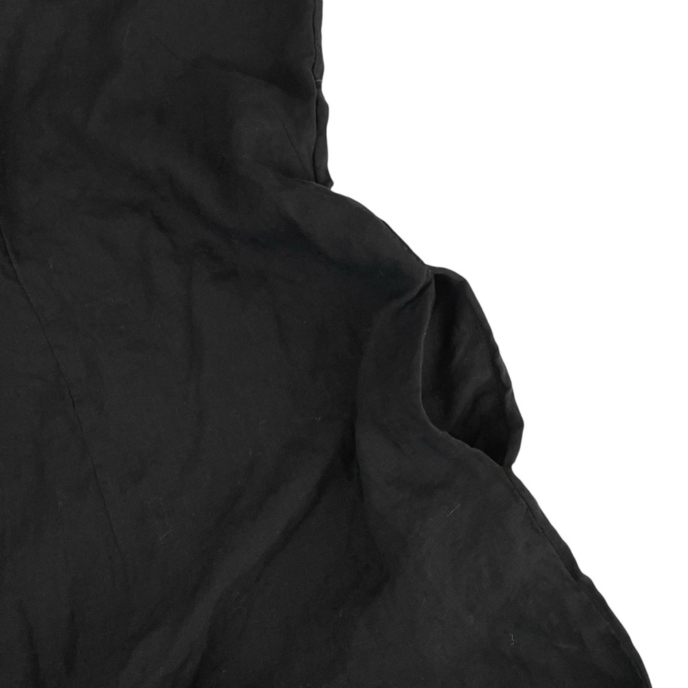 Vitamin A Marina EcoLinen Black Jumpsuit CoverUp Medium - Picture 10 of 13